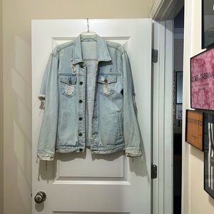 Distressed Denim Jacket
